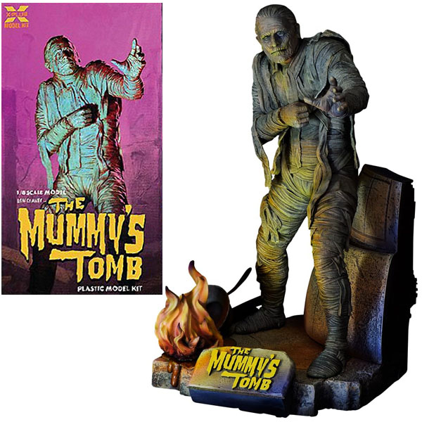 X-Plus Lon Chaney The Mummy's Tomb 1/8 Scale Plastic Model Kit